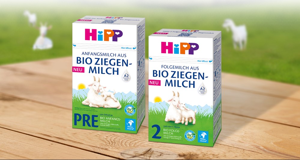 Нові органічні суміші  HiPP на козиному молоці