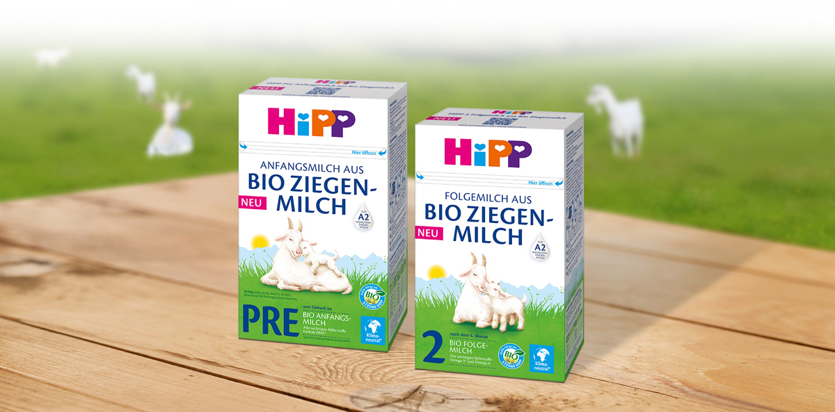 Органічні суміші HiPP на козиному молоці